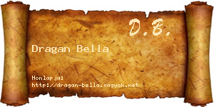 Dragan Bella névjegykártya